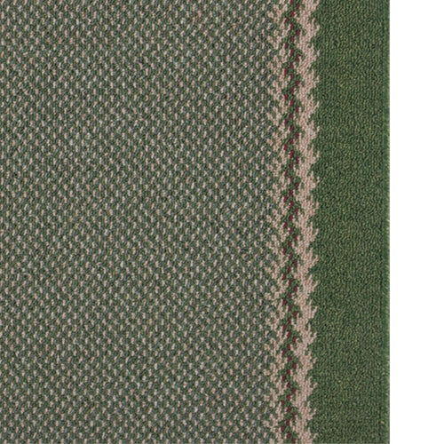 Washable Designer Bordered Green Rug | 116Gr