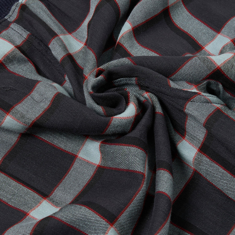 Lucky Brand Crew Neck & Closed Hem Flannel Pant Pyjama Set