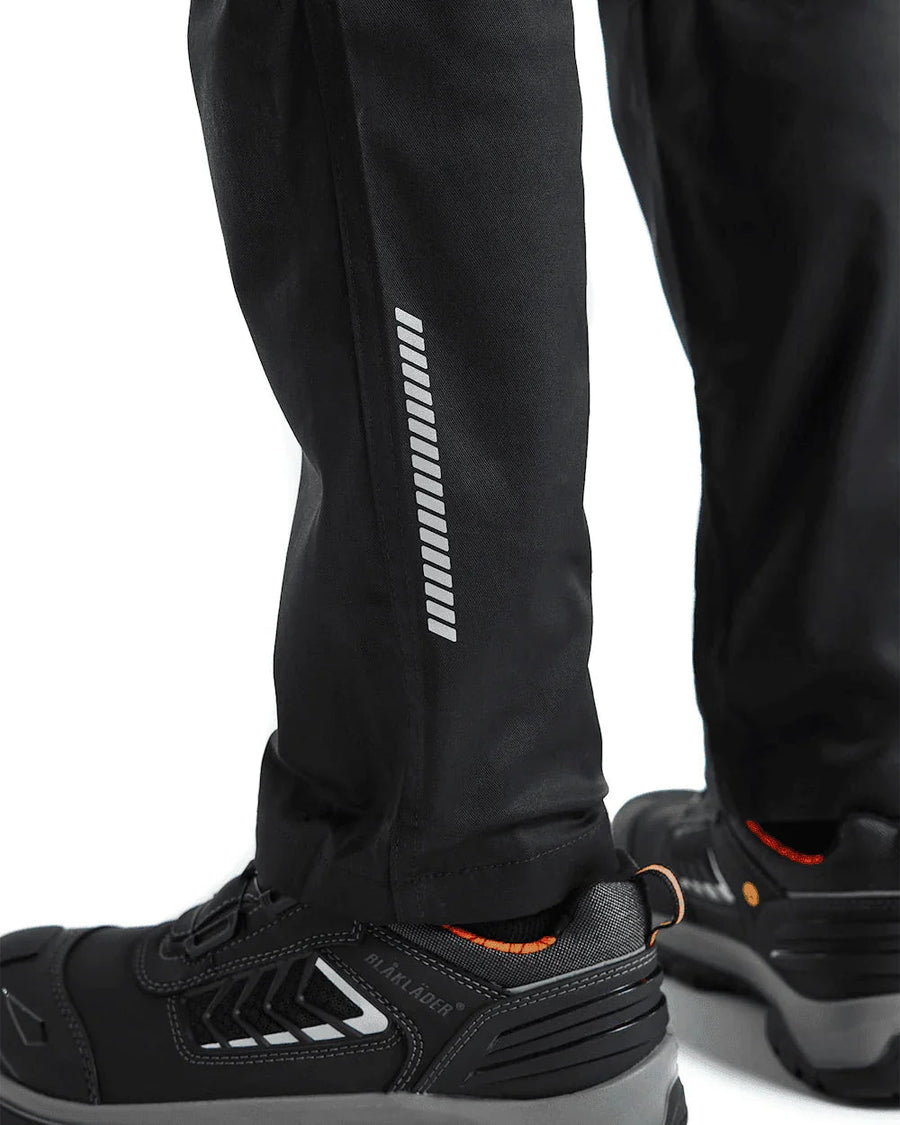 Blaklader 1448 Industry Stretch Kneepad Trousers Black/Red