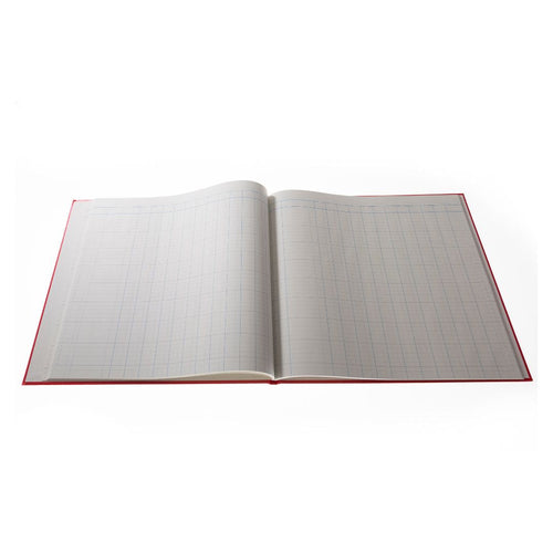 Cathedral -  Accounts Book Analysis 12 Cash Columns - Red (150/12.1)