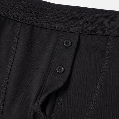 Sock Stack Men's Cotton Button Fly Boxer Shorts Pack Of 5 Breathable Stretch Gym Sports