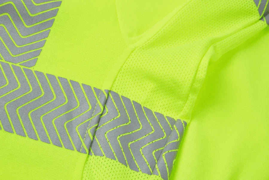 PULSAR LIFE LFE925 NB Hi-Vis Long Sleeve Yellow Polo Shirt