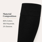Sock Stack Girls Long School Socks 12 Pairs Cotton Rich Sculpted Heels And Toes Sizes