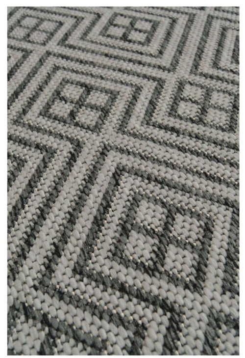 County Geo Grey Indoor/Outdoor Rug | 11344A
