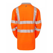 PULSAR LIFE LFE926 NB Hi-Vis Long Sleeve Orange Polo Shirt
