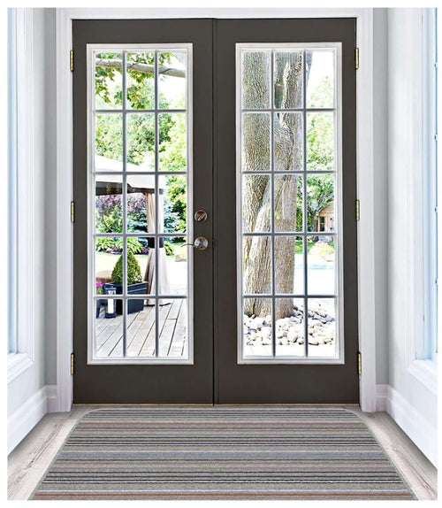 Stockholm Grey Washable Mat