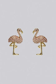 Maya Flamingo Pink Stud Earrings