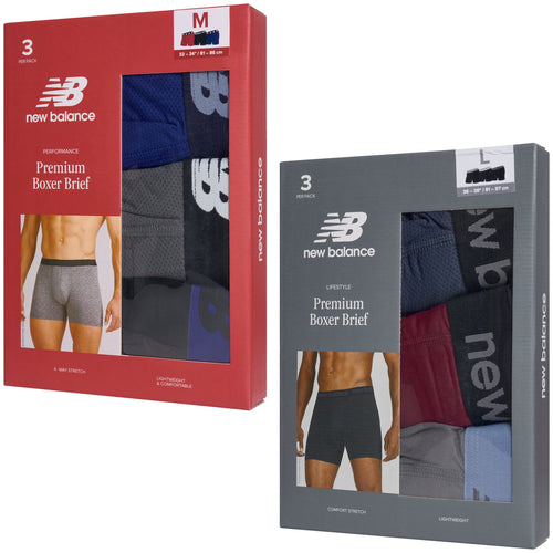 New Balance 3 Pack Premium Boxer Briefs
