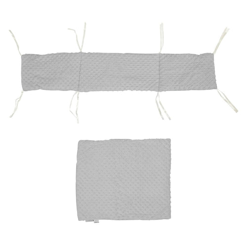 2pc Dimple Crib/Cradle Quilt & Bumper Bedding Set