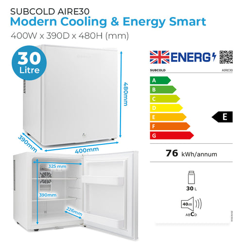 Subcold Aire30 LED Mini Fridge