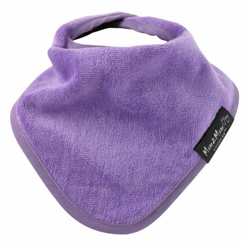 3 PACK - Mum 2 Mum Bandana Style Wonder Bibs - Cerise / Purple / Baby Pink