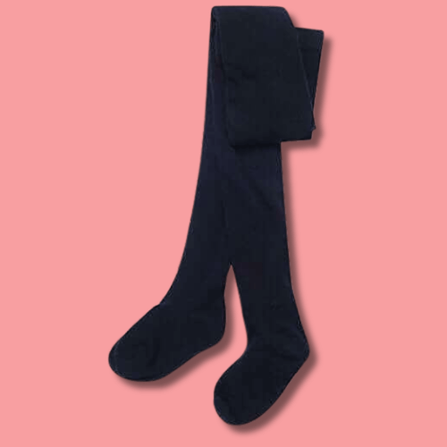 Sock Stack Girls Cotton Lycra Tights 3 Pairs Cotton Rich Back To School Uniform Reinforced Heel Toe Multipack Value