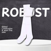 Sock Stack Girls Cotton Lycra Tights 3 Pairs Cotton Rich Back To School Uniform Reinforced Heel Toe Multipack Value