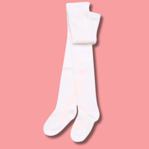 Sock Stack Girls Cotton Lycra Tights 3 Pairs Cotton Rich Back To School Uniform Reinforced Heel Toe Multipack Value