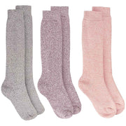 Sock Stack 3 Pairs Womens Wellington Boot Socks Thermal Wool Blend Knee High UK 4-8 EU