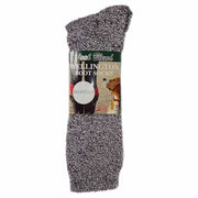 Sock Stack 3 Pairs Womens Wellington Boot Socks Thermal Wool Blend Knee High UK 4-8 EU