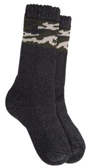 Sock Stack Men's Merino Wool Thermal Hiking Boot Socks 3 Pairs Reinforced Heel And Toe