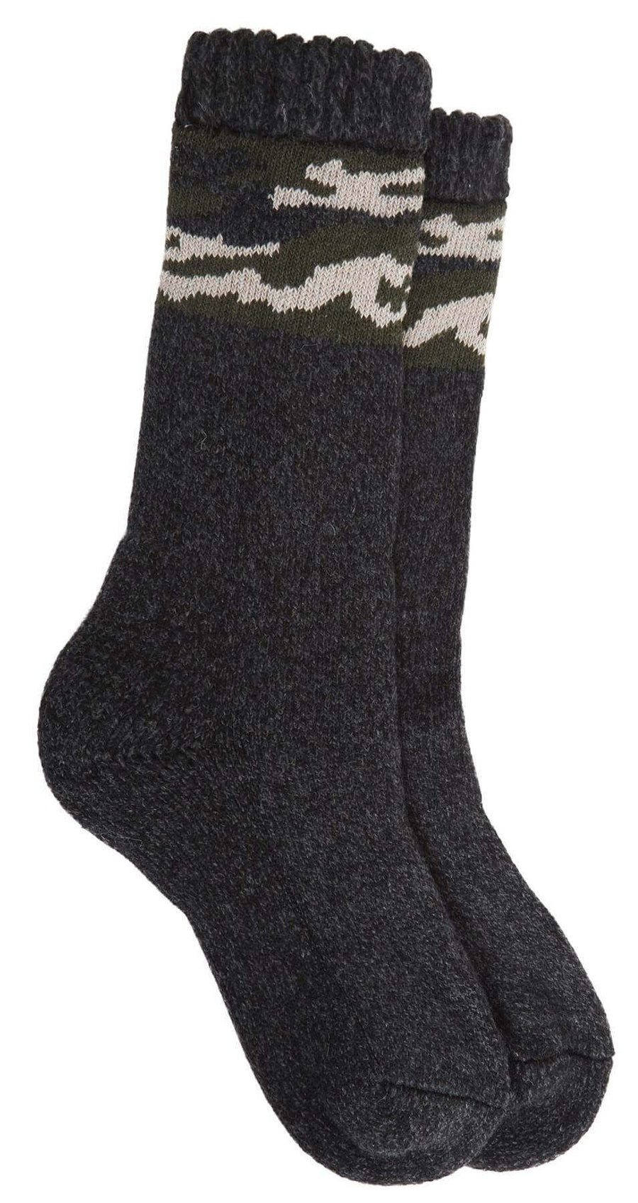 Sock Stack Men's Merino Wool Thermal Hiking Boot Socks 3 Pairs Reinforced Heel And Toe