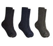 Sock Stack Men's Merino Wool Thermal Hiking Boot Socks 3 Pairs Reinforced Heel And Toe