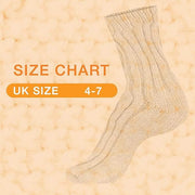 Daisy Dreamer 3 Pairs Womens Alpaca Wool Socks Natural Thermal Winter Boot Socks Non Slip