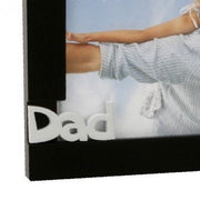 Dad 6" x 4" Cut Out Black Wooden Frame by Juliana FW924D