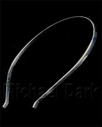 Plain Silver Metal Wedding Headband