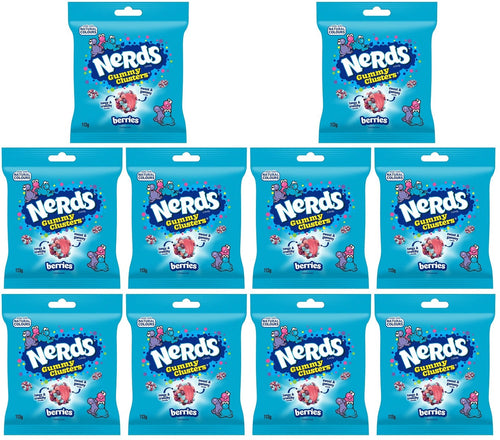 10 x Nerds Clusters Share Berries  - 113GM