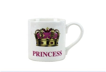 Pink Girls Princess China Mug Christening Gift