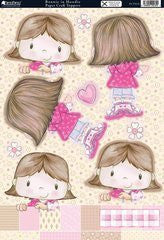 bonnie in hoodie papercraft toppers