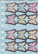 papercraft toppers sparkling butterflies