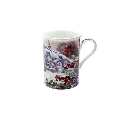 Robin'S Song - Christmas Design China Mug