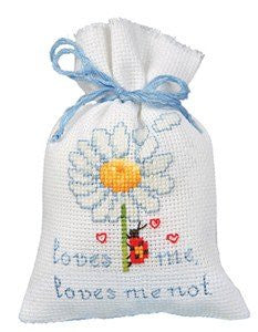 Loves Me Potpourri Bag - Cross Stitch Kit