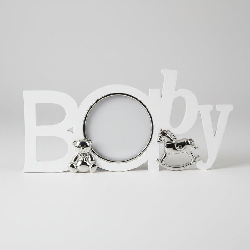 Blue Baby Lettered Frame