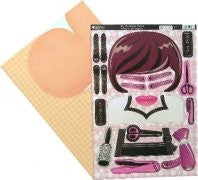 papercraft toppers big head - hair stylist