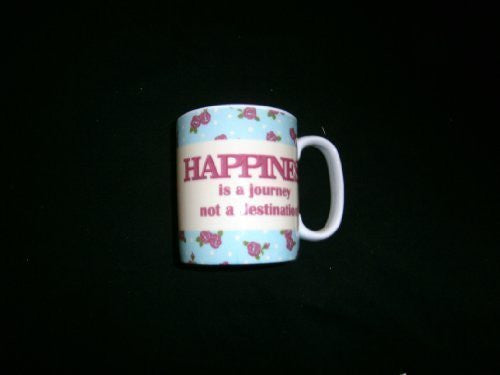 language of life mug happiness is a journey not a destination