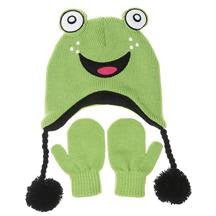 Nuzzles Cute and Cozy Hat and Mittens Large