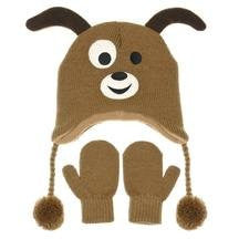 Nuzzles Hat and Mittens - Dog large