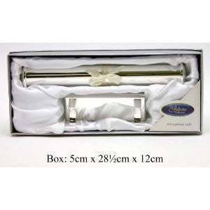 Silver Plated Certificate Holder Gift, Christening, Wedding, Graduation
