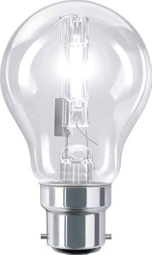 Halogen Eco-Saver GLS Light Bulbs - Bayonet Cap - 42w Equivalent to 55w