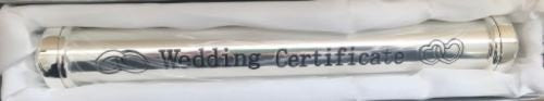 Juliana Silverplated Certificate Holder - Wedding Certificate - 23cm - WG420