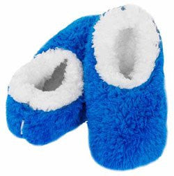 Snoozies | Ladies OMG Colour Slippers | Non Slip | Fluffy Warm Indoor Soft Slipper Socks (Small | UK 3-4, Turquoise)