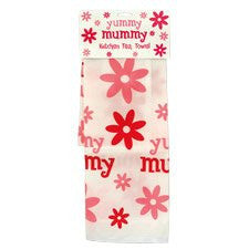 Yummy Mummy Kitchen Tea Towel, Birthdays, Mothers Day Gift