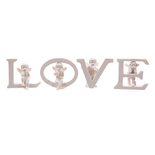 Cute Cherub LOVE Letters Ornament