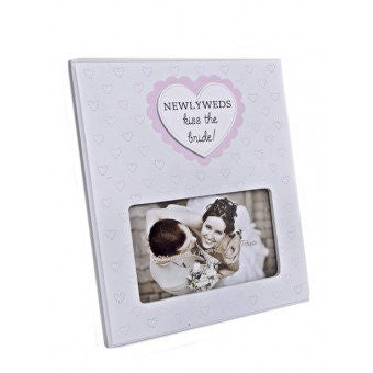 New View Sweet Sentiment Photo Frame Newlyweds