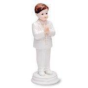 CLUB GREEN Resin Praying Boy Standing, White, 102 mm, Pack of 6