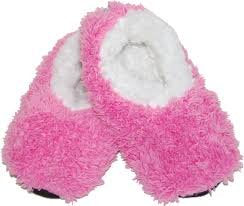 OMG! Snoozies Slippers, Cosy, Comfy, Sherpa Fleece ~ Small Ladies Size UK 3-4