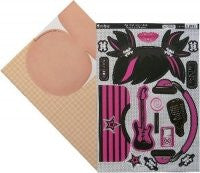 papercraft toppers big head - rock chick