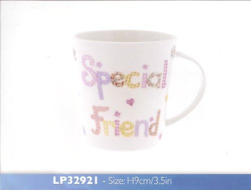 Abigail Mill Special Friend Fine China Mug in a Gift Box
