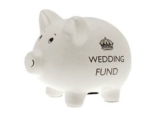 Wedding Fund Pig Piggy Bank