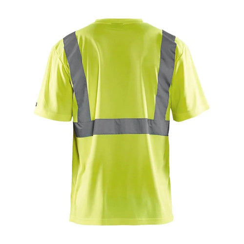 Blaklader 3313 Hi-Vis V-Neck Short Sleeve T-Shirt